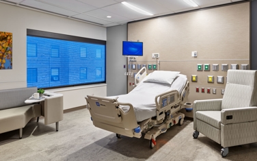 Newark Beth Israel Medical Center Expansion Project - Cardiothoracic Intensive Care Unit private room